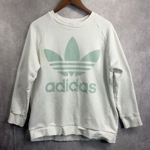 Vintage Adidas Sweatshirt Trefoil Spell Out Logo